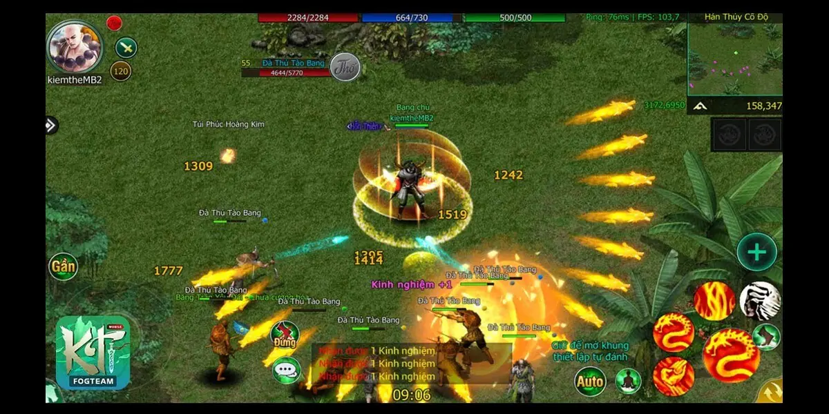 MÃ NGUỒN KIẾM THẾ MOBILE 2009 – PHIÊN BẢN CHUẨN IOS / ANDROID – CÀY CUỐC CHUẨN GỐC