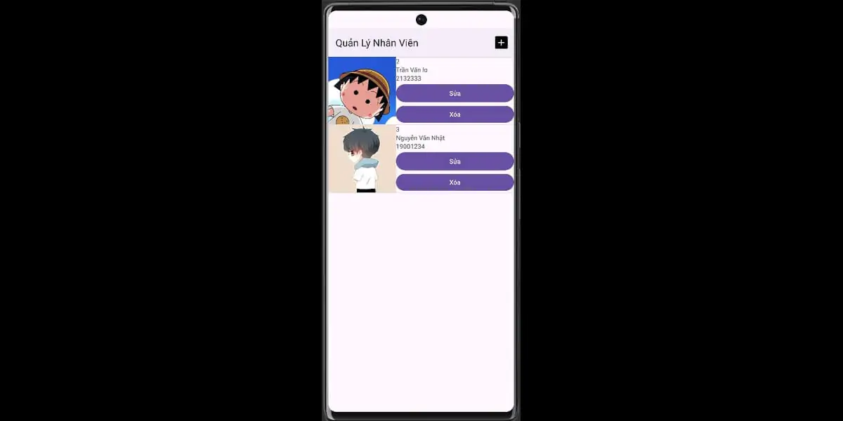 [FREE]Chia sẻ source code app quản lý nhân viên (Android)